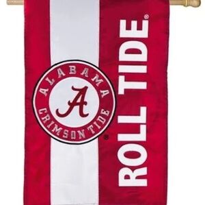 Evergreen Decorative Team Flag Alabama Roll Tide 12 x 18 inches NEW